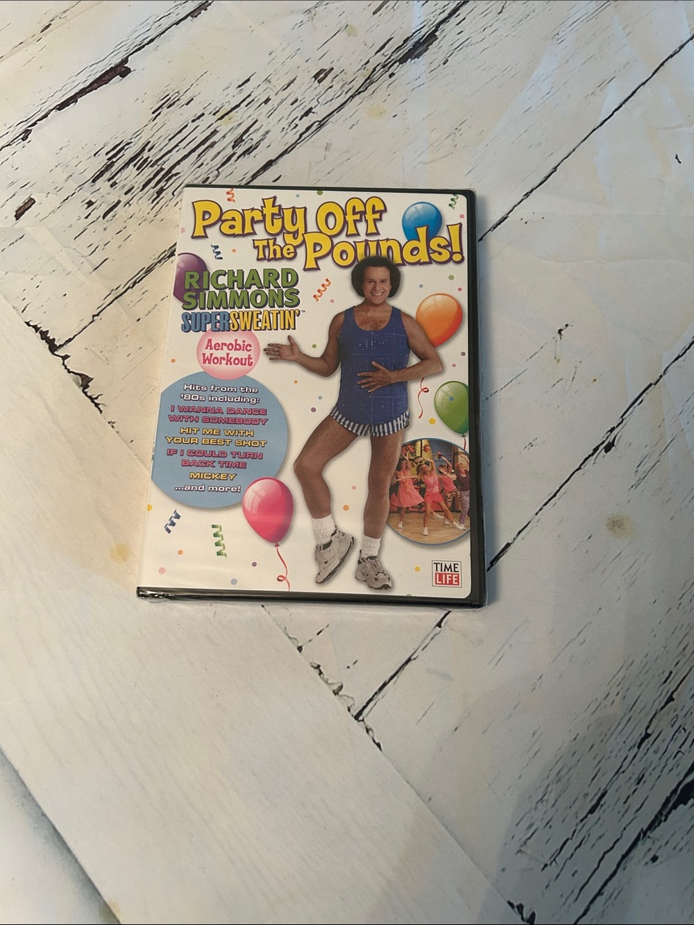 Party Off The Pounds! Aerobic Workout DVD - Blue Cover